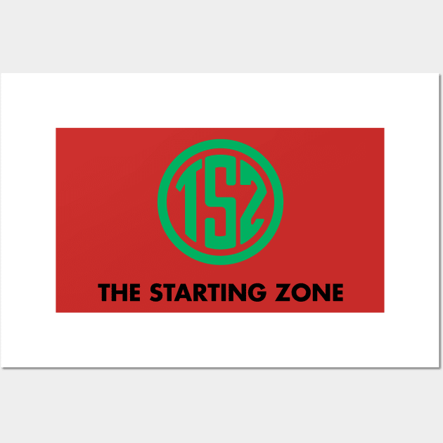 TSZ Green Logo with Black Title Wall Art by The Starting Zone